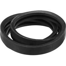 sourcing map 2/B90 Classic gewickelter Keilriemen, 236,2 cm Außenumfang, umwickelt, industrieller Gummi-Keilriemen, B-Profil-Keilriemen für industrielle Maschinenausrüstung, Schwarz