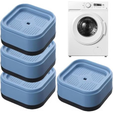 Tvirtos, stabilios skalbimo mašinos ir džiovyklės kojų pakėlimo kojelės su apsauga nuo vibracijos, neslystančios, tvirtos baldų kojelės kaip pagrindas, neslystančios sukraunamos grindų trinkelės namų ūkiui, kambariui, bendrabučiui