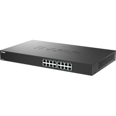 D-Link DMS-1016 16-Port 2.5G Multi-Gigabit Unmanaged Switch | Fanless, Metal Housing, Plug & Play, Energy Efficient | Ideal for SOHO, Wi-Fi 6 / Wi-Fi 7 & IPTV