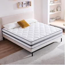 Twirest Mattress, 120 x 190 x 22 cm, Hybrid Memory Foam Mattress with Pocket Springs, Durable and Skin-Friendly, Durable and Breathable (120 x 190 x 22 cm)