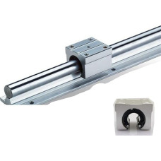 BQSLUMLZU Profesionalus SBR16 1000 mm linijinių linijų rinkinys, 2 Stück SBR16 L1000 mm + 4 Stück SBR16UU-Linearlagerblock, CNC plokštės