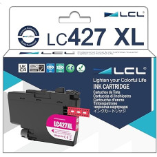 LCL LC-427 purpurinės spalvos didelės talpos rašalo kasetė, suderinama su Brother LC-427 LC-427 LC-427XL LC-427XL LC-427XL suderinama su Brother MFC-J5955DW MFC-J6955DW MFC-J6955DW MFC-J6957DW MFC-J6959DW HL-J6010DW (2 vnt.)