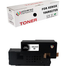 Universo Cartuccia® toneris, suderinamas su Xerox Phaser 6020 6022 WorkCentre 6025 6027 6028 spausdintuvu, didelio našumo 2000 ir 1000 puslapių (juodas)