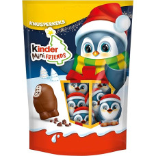 kinder Mini Friends Crispy Biscuit - Delicious Chocolate Specialty for Christmas - 122g