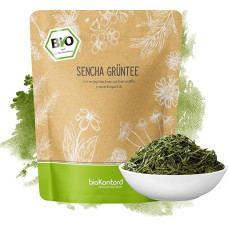 Green Sencha Tea Organic 1000 g I Loose and Cut I Aromatic Organic Sencha Green Tea I 100% Natural I bioKontor