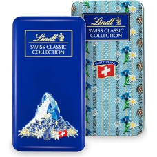 Lindt Chocolate Swiss Classic Collection Box | Milk Chocolate Bars | Mini Chocolate Bars | 185g | Chocolate Gift