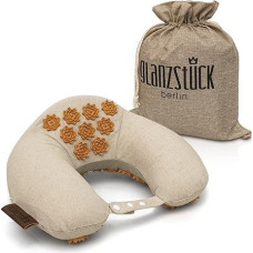 Health Collection: Premium Neck Pillow, Acupressure Pillow, U Shape Pillow for Home & Travel, Yoga & Meditation, Fight Tension in Neck & Shoulders