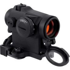 Optical Rifle Scope Illuminated Red Dot Visor 1 x 24 mm Waterproof with Optical Anti-Reflective Coating Adjustable for Outdoor Sports Games