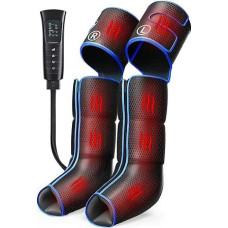 COMFIER Leg Massager with Heat and Compression, 3-in-1 Foot and Leg Massager, 6 Modes, 3 Intensity Levels and Heat Therapy for Blood Circulation, Pain Relief, Gifts for Mom and Dad