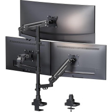 PUTORSEN monitoriaus laikiklis 3 monitoriams, skirtas 17-35 colių ekranui