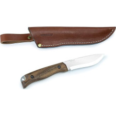 BPS Knives HK1 SSH - rankų darbo nerūdijančio plieno peilis - fiksuotas lauko peilis - kempingo peilis su odiniu dėklu