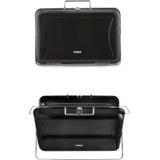 Tower T978516BLK Stealth Portable Charcoal BBQ Bag with Carry Handle Compact Design Black