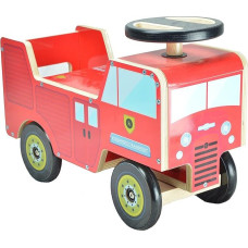 Kiddimoto Unisex vaikiškas ITV2 - gaisrinės mašinos važinėjimo žaislas (nuo 12 mėn.) - multi, M