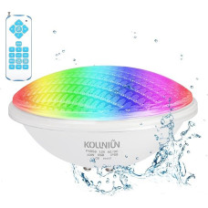 LED Pool Lighting Underwater LED Lights, PAR56 Swimming Bathroom Light Underwater Headlight with Remote Control Pool Light, 12 V AC/DC IP68 Waterproof Pool Lamp (40 Watts)