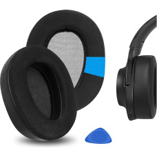 Geekria Sport Cooling Gel Replacement Ear Pads for Sony MDR-100ABN, WH-H900N Headphones, Ear Pads, Headset Earpads, Ear Pads, Ear Cups, Repair Parts (Black)