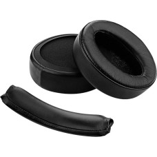 Geekria QuickFit Protein Leather Replacement Ear Pads + Replacement Headband Pad for Headphones S0NY MDR-XB950BT MDR-XB950B1 Ear Pads + Headphone Band Cover