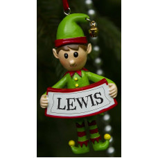 Boxer Gifts Lewis Elf Dekoration, Keramik, Mehrfarbig, 8 x 4,5 x 2 cm