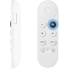 FOXRMT Voice Remote Control for Google Chromecast 4k Snow Streaming Media Player G9N9N Remote Control for Google TV GA01920-US GA01919-US GA01923-US GA01923-US (Remote Control Only)