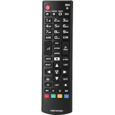 ASHATA TV Remote Control for LG AKB74475481 Replacement TV Remote Control for LG 65UH950V 49LB550V 49UH610V 43LF590V 49UF640V 49LF590V 49LB870V