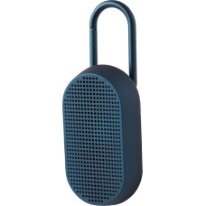 Lexon MINO T Bluetooth Speaker with Carabiner Water Resistant (Dark Blue)