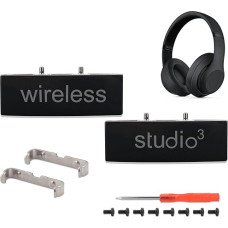 Sodorous Studio 3 Hinge Headband Connector Replacement Metal Repair Parts Compatible with Beats Studio 3.0 Wireless Over Ear Headphones Repair Kit (Black)