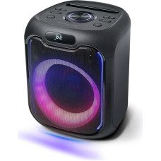 Muse M-1803 Bluetooth Party Box, 150 Watt, Light Effects, Mains and Battery Operated, 1 Microphone, Stereo Pairing Function