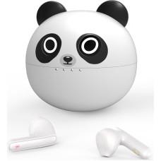 Wireless Headphones, Mini Bluetooth Headphones with Microphone, 2022 Updated Cute Panda Kids Adults In-Ear Wireless Headphones, IPX5 Waterproof Gaming/Music Mode Stereo Headset