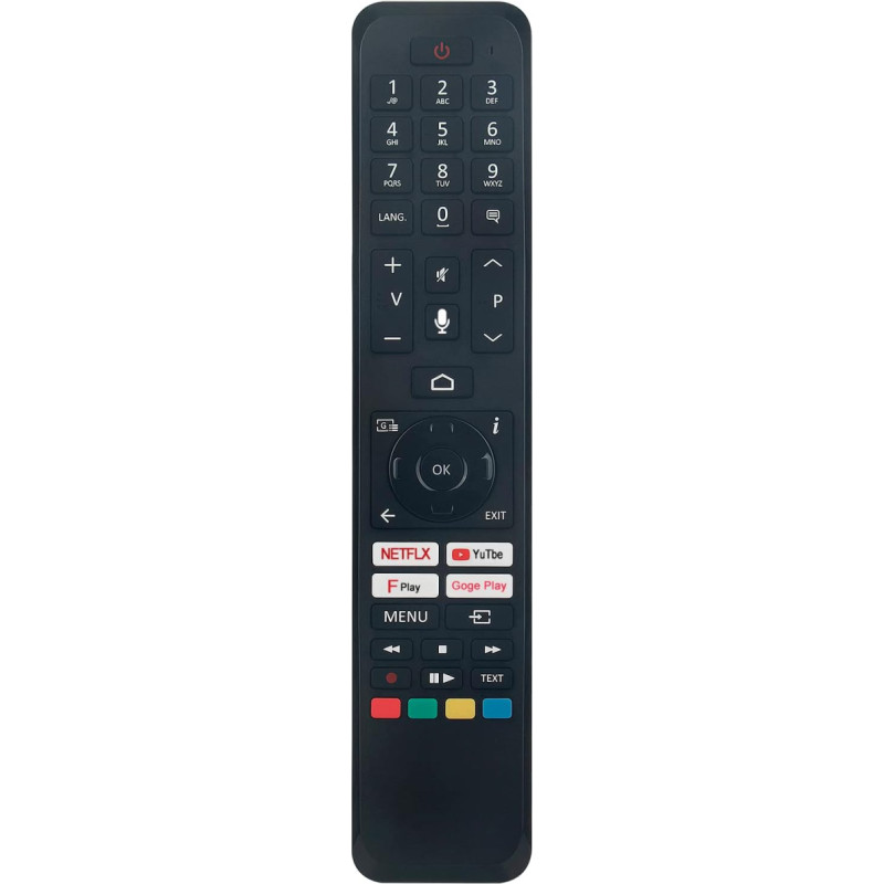 VINABTY RC45161 Voice Remote Control Replacement Suitable for Toshiba CT-8562 CT-8555 23794690 30108047 32WA3B63DA 49UA3A63DB 49UA3A63DG 42LA2063DAX 43LA3B63DA Smart TV's