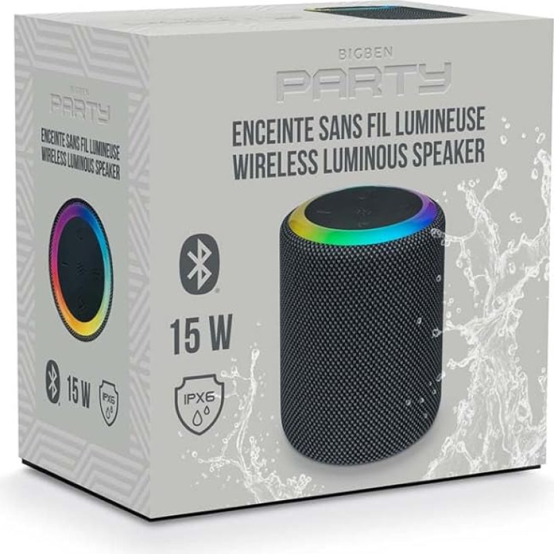 Bigben Premium Illuminated Wireless Speaker - PARTYBTIPMS1