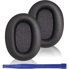 Adhiper WH-CH710N Black Replacement Protein Leather Ear Pads for Sony WH-CH700N, WH-CH710N, WH-CH720N Compatible with Sony WH-CH710N Headphones