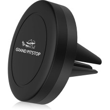 GRAND PITSTOP® Universal Magnetic Air Vent Mount Car Mobile Holder Claw Grip Holder Sturdy Super Strong Magnetic Hold 360° Rotational Black