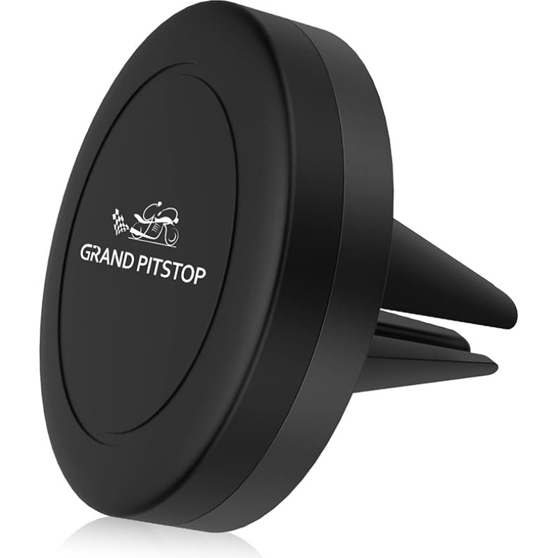 GRAND PITSTOP® Universal Magnetic Air Vent Mount Car Mobile Holder Claw Grip Holder Sturdy Super Strong Magnetic Hold 360° Rotational Black