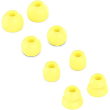 LALASTYLE Replacement Eartips for Beats Flex Wireless Headphones, S/M/L/D, 4 Sizes, 4 Pairs Soft Silicone Earbuds, Fits Beats Flex, 4 Pairs (Yuzu Yellow)