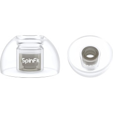 SpinFit Omni for True Wireless Earbuds & IEMs - XL - Patented Silicone Earplugs Replacement (1 Pair) (3.7mm Nozzle Diameter)