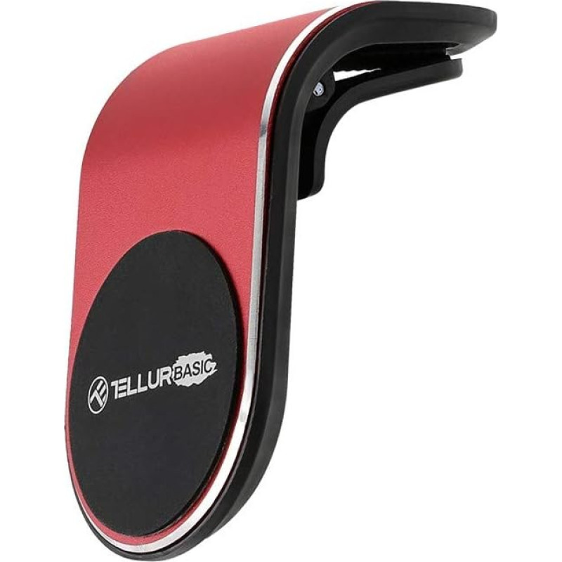 Tellur Basic Car Phone Holder Magnetic MCM7, Air Vent Mount, Red