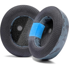 WC Freeze Stealth Pro - Cooling Gel Ear Pads for Turtle Beach Stealth Pro by Wicked Cushions - More Comfort, Durability, Thickness, and Soundproofing for Premium Gaming Sessions | Black Camo