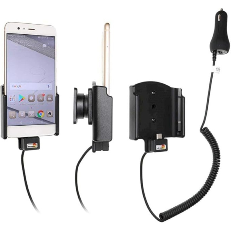 Brodit 712031 Car Holder with Car Charger for Huawei P10 Plus Free Case