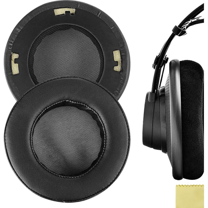 Geekria Replacement Ear Pads Compatible with AKG K701, K702, Q701, Q702, K601, K612, K712 Headphones Ear Cushions, Headset Earpads, Ear Cups Repair Parts (Protein Leather)