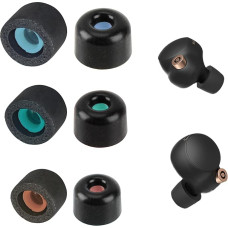 Replacement Earbuds Tips, 3 Pairs Memory Foam Earbuds for Sony WF-1000XM3/4/5, Noise Reducing Replacement Earbuds, Non-Slip Earbuds, Comfortable Earbuds Various Sizes - S, M, L