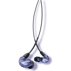 Shure SE215 Special Edition Uni Sound Isolating Earphones, One Driver, In-Ear, Removable Cable, Transparent Sound and Powerful Bass, Music, Video Games, Calling - Purple