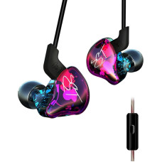 Yinyoo KZ ZST In-Ear Kopfhörer Kopfhörer In-Ear Stereo Ohrhörer High Definition Headset mit Mikrofon für iPhone Samsung Smartphone Tablets iPad PC MP3 Players