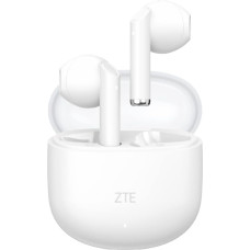 ZTE Wireless Headphones Buds 2, TWS, Bluetooth 5.3, 25 Hours Battery, HD Microphone, Touch Control, Voice Assistant, IPX4 Waterproof, USB-C Charger, White