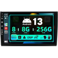 SXAUTO ¦8G+256G ¦ Android 12 IPS Car Radio for Fiat Bravo (2006-2012) - Built-in Carplay/Android Car/DSP - LED Camera + MIC - DAB Steering Wheel Control Fast Boot 360-CAM WiFi -2 DIN 9 Inch