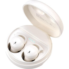 Sleep Earbuds for Side Sleeping Soft Bluetooth Purple Headphones Spy Earpiece Hidden Invisible Mini Small Wireless Earphones Noise Cancelling Ear Buds for Small Ears Music Work for iPhone Android