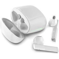 Meliconi Mysound Dart Pods True Wireless Bluetooth 5.3 Headphones White with LED