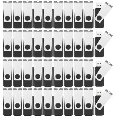 KEXIN USB atmintinė 32 GB, 50 USB atmintinių USB 2.0, įvairiaspalvė, skirta duomenų saugojimui, dalijimuisi failais, komercinė verslo dovana