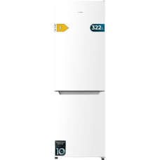 Cecotec Frigorífico Combi 2 Puertas Bolero CoolMarket Combi 322 White E. 322 L, Altura 185 ir 60 cm Ancho, Bajo Consumo, Sistema Multi Air Flow, Total No Frost y 2 Cajones