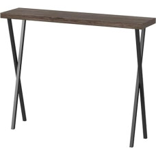 Konsolentisch für den Eingangsbereich, Flurtisch/Bücherregal, mit Metallrahmen, Konsolen-Kaffeebarschrank, schmale Bauernhaus-Sofatische für Wohnzimmer, Flure, Foyer