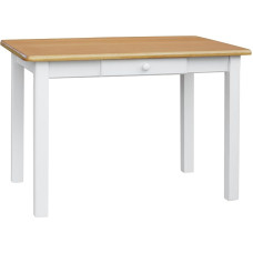 k koma Valgomasis stalas Virtuvės stalas Kietas pušies stalas Restoranas su stalčiumi Gamintojas Naujas alksnis (70 x 100)