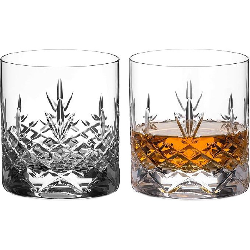 DIAMANTE Buckingham Crystal viskio taurės, rankomis šlifuotos be švino, 2 vnt.